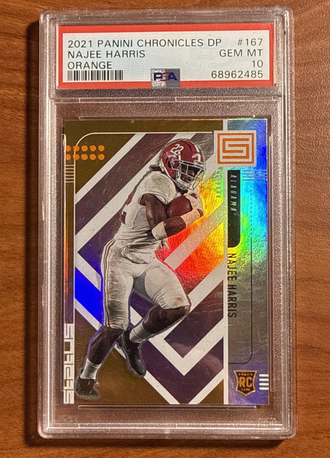 Najee Harris Panini Chronicles Draft Picks #167 Orange