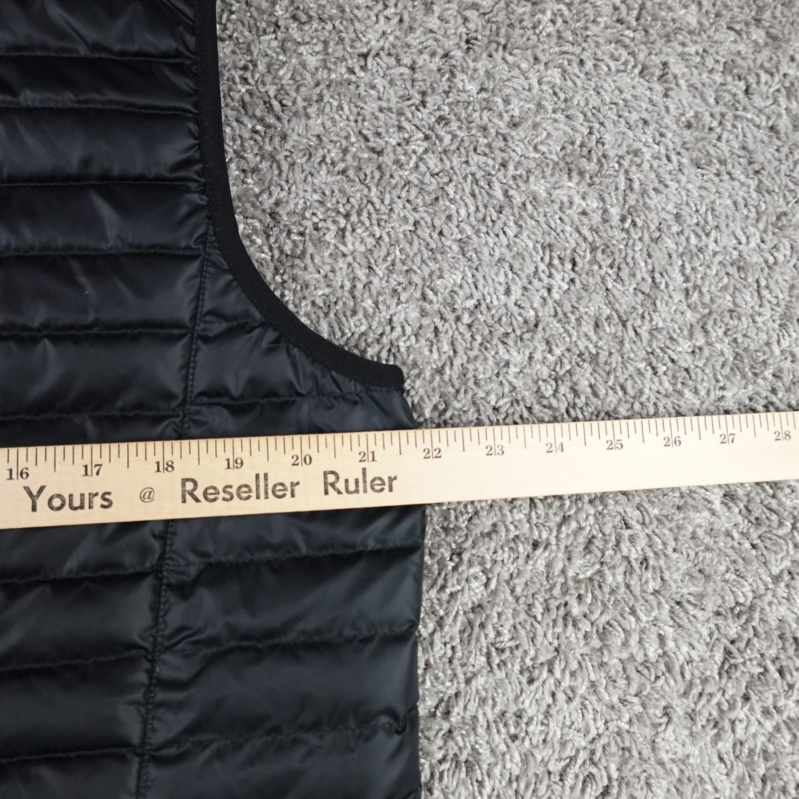 Eddie Bauer Cirruslite Down Vest 650 Mens Medium Black Zip Up Lightweight Puffer image 8