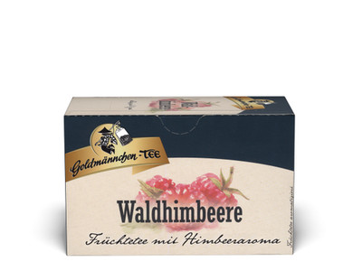 1 Karton ( 12 Pkg)  Goldmännchen- Tee, Waldhimbeere, 20 Beutel/Packung, je 45g