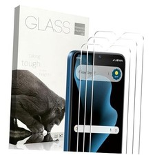  3 Pack Tempered Glass Compatible With Cricket Magic 2 5G/Cricket Debut