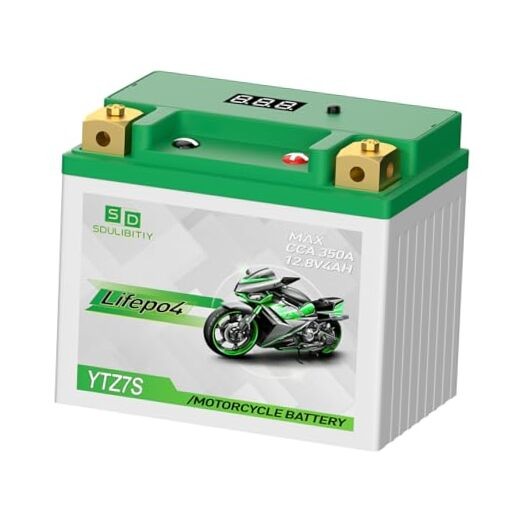 YTZ7S YTX5L-BS Lithium Motorcycle Battery LiFePO4 12V 4Ah 280