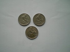 3 x 50 Pfennig 1950 J + 1968 D  + 1991 F - siehe Fotos