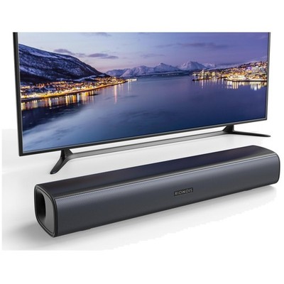 Enhanced Dialogue Clarity Soundbar 2.5'' Compact Design