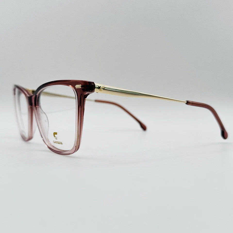 Gafas Carrera Mujer Ovaladas Púrpura Transparente Dorado 3024 NUEVAS Foto 3 de 4