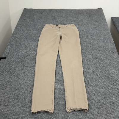 Brunello Cucinelli Pants Mens 50 Khaki Cotton Chinos Trousers Luxury Classic
