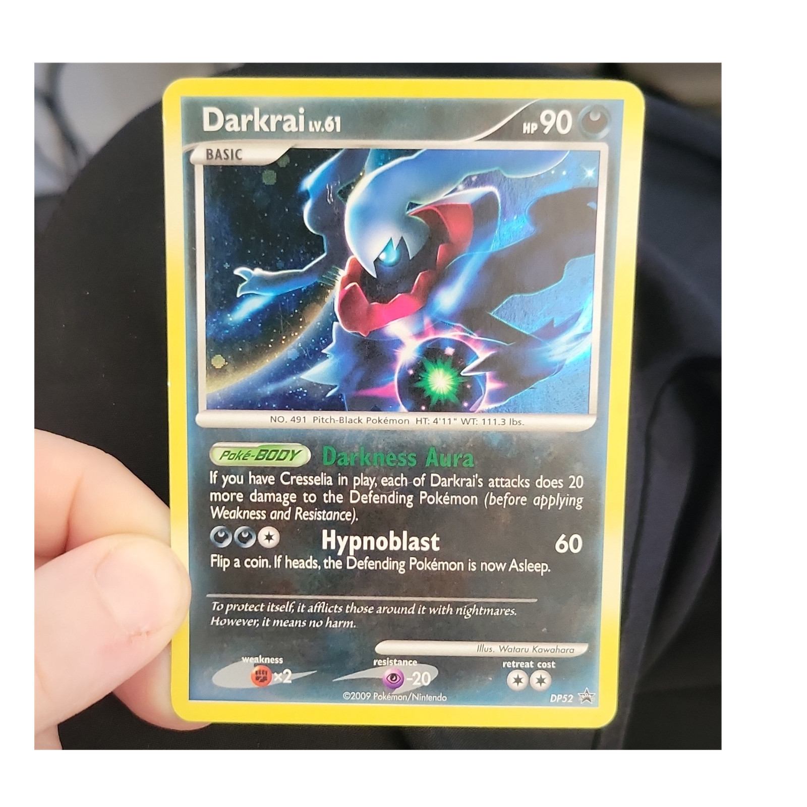 Pokémon TCG Darkrai DP52 Diamond & Pearl Promo Holo English 90 HP Basic