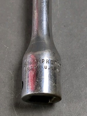 Proto Tools 5463 1/2 Drive 10in Long Socket Extension Bar USA Made Vintage Tool
