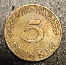 Germany 5 Pfennig 1949 D Bank German Countries