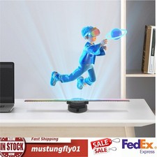 3D Holographic Projector 224 LED Hologram Fan Advertising Player Kit w/Control
