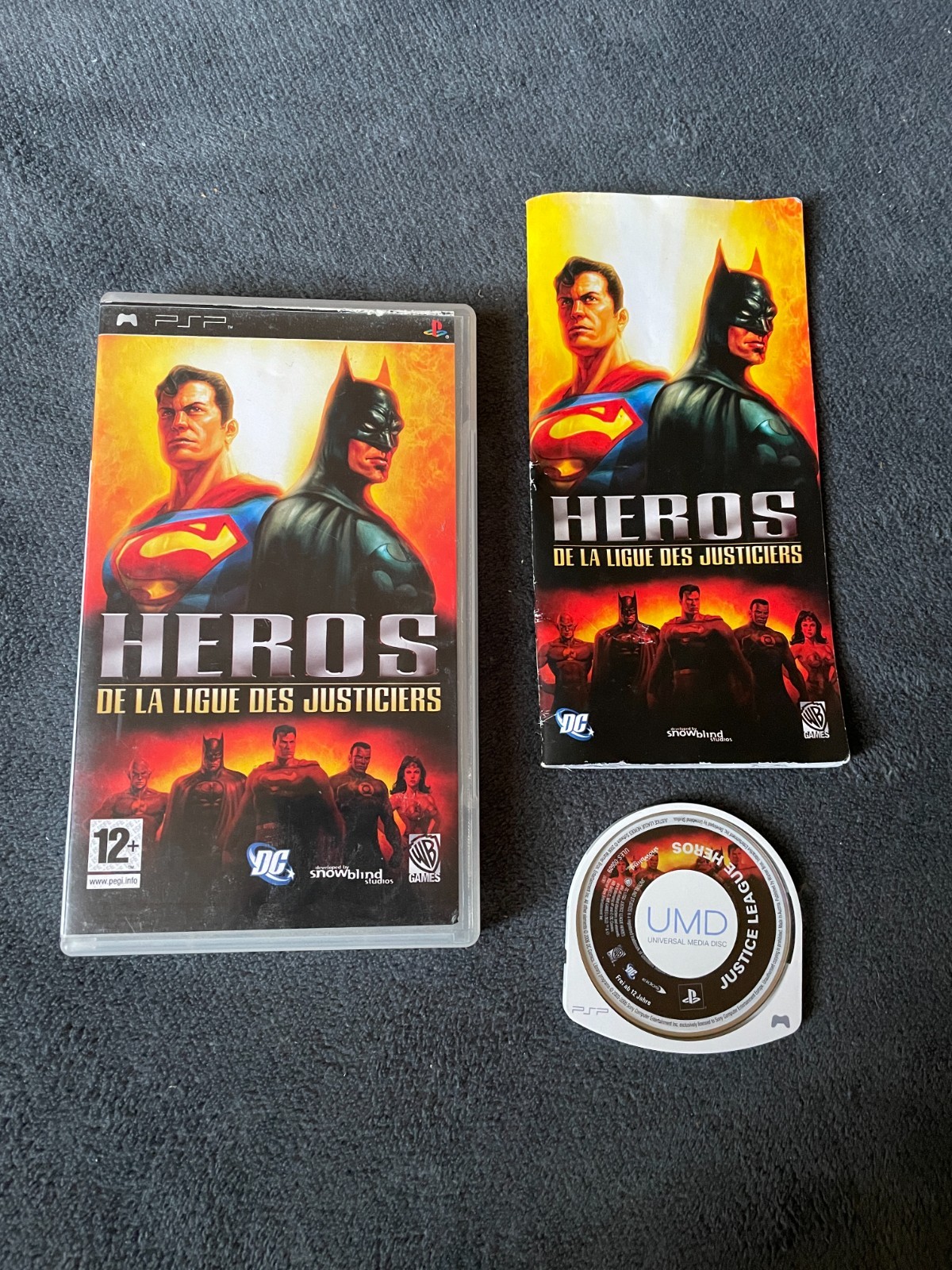Héros de la Ligue des Justiciers complet sur Playstation Portable PSP - FR TBE