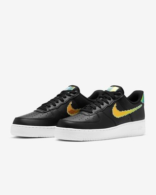 nike air force 1 07 lv8 black multicolor