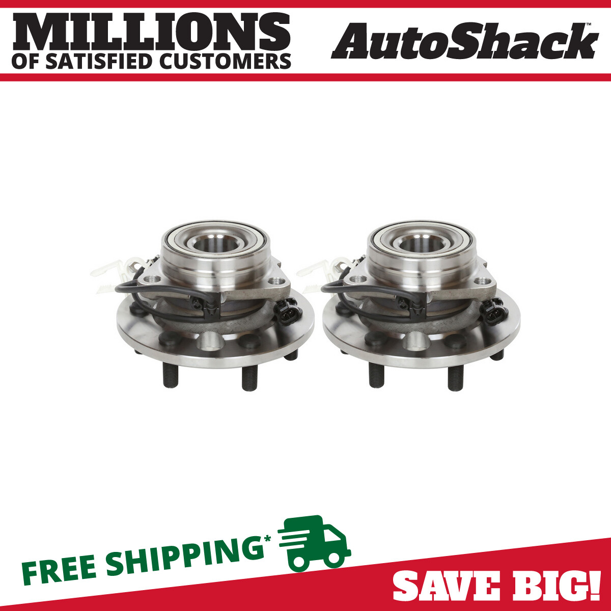 Front Wheel Hub Bearings Pair 2 for GMC Yukon K1500 Suburban Chevy