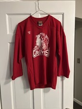 Grand Rapids Griffins AHL Warrior Red Practice Jersey Men's Xl Youth