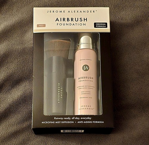 Jerome Alexander Magic Minerals AirBrush Foundation MED Shade Brush Included