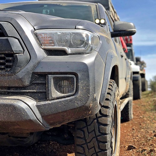 KC HiLiTES 500 2 Blanco LED 4" Luces Antiniebla Par Sistema para Toyota Tacoma 12-24 - Imagen 2 de 7