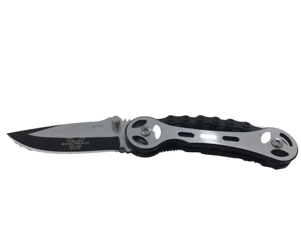   Benchmade Pocket Folding Lock Knife 6 cm Blade Hunting Sport Camping Fishing - image 2 of 4