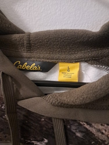 Cabela's O2 Camuflada Manga Larga Sudadera con Capucha O2 Octano Hombre Talla Grande Verde Nueva Con Etiqueta. - Imagen 3 de 6