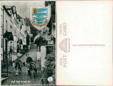 Clovelly High Street Up Real Photo 10195 EA Sweetman