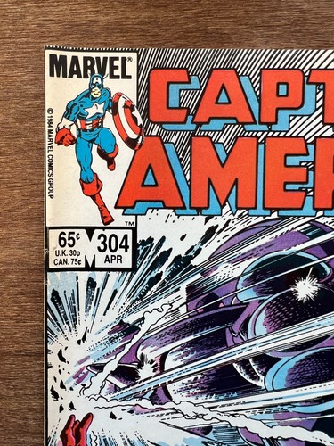 Captain America 304 Marvel Comics Team up with Nomad 1985 - Picture 2 of 6