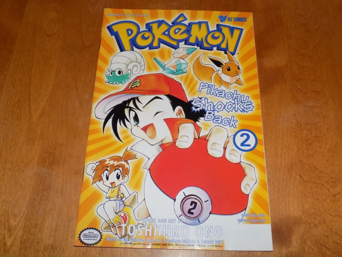 POKEMON 1999 PIKACHU SHOCKS BACK COMIC BOOK NUMBER 2 VIZ COMICS
