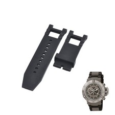 Subaqua 0927 28mm Black Rubber Watch Strap For Invicta