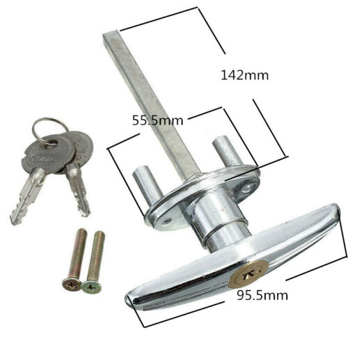 NEW GARADOR Garage Door LOCK Emergency T-Handle LOCK Parts - Picture 6 of 6