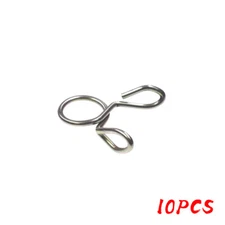 10 pcs Fuel Line Hose Tubing Spring Clips Clamp 8mm For Motorcycle Scooter ATV