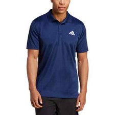 adidas Men  s Performance Polo Color, Dk blue/White Size S/P