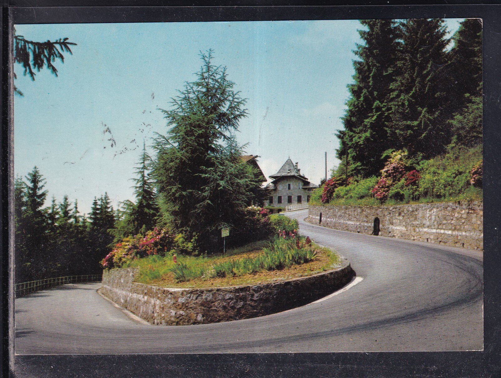 Cartolina Trivero Caratteristica Strada Lungo Panoramica Zegna AG2073