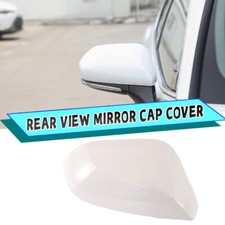 Right Passenger Side Door Mirror Cap Cover Pearl White For Toyota Camry 2018-26