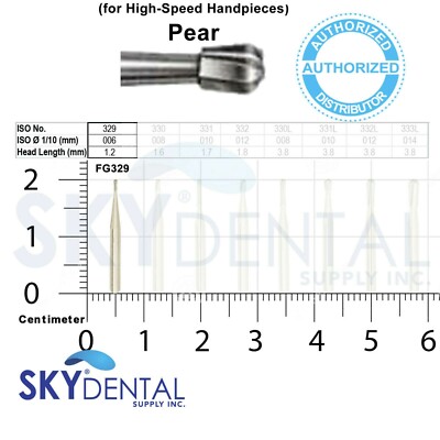Fg 330 Carbide Burs 100/pk X 2 (200burs)Made In Canada By Kerr - Foto 12