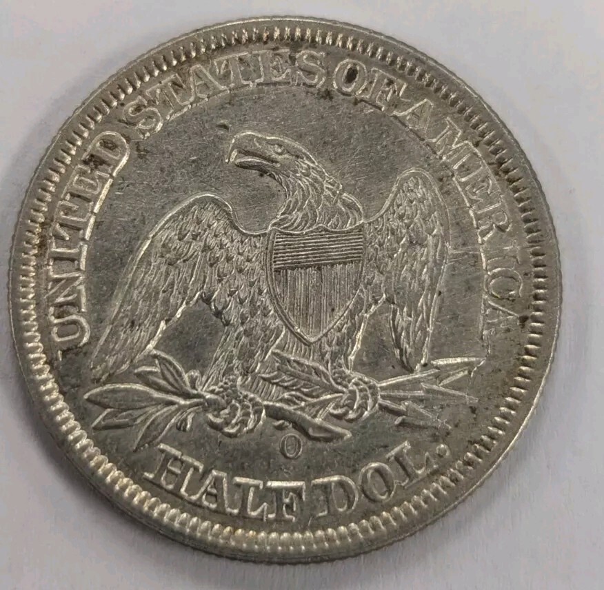 1854-O Seated Liberty Silver Half Dollar w/ Arrows ~ Nice