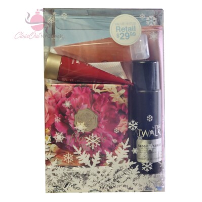 Vince Camuto Floreal 1.0oz EDP Women's Sp+Hand Cream+Face Scrub+Bag+Hair Spray
