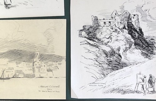 Early 1900’s EDWARD CASWELL N. Y. 4 Illustrations of Places Architecture - Picture 3 of 3