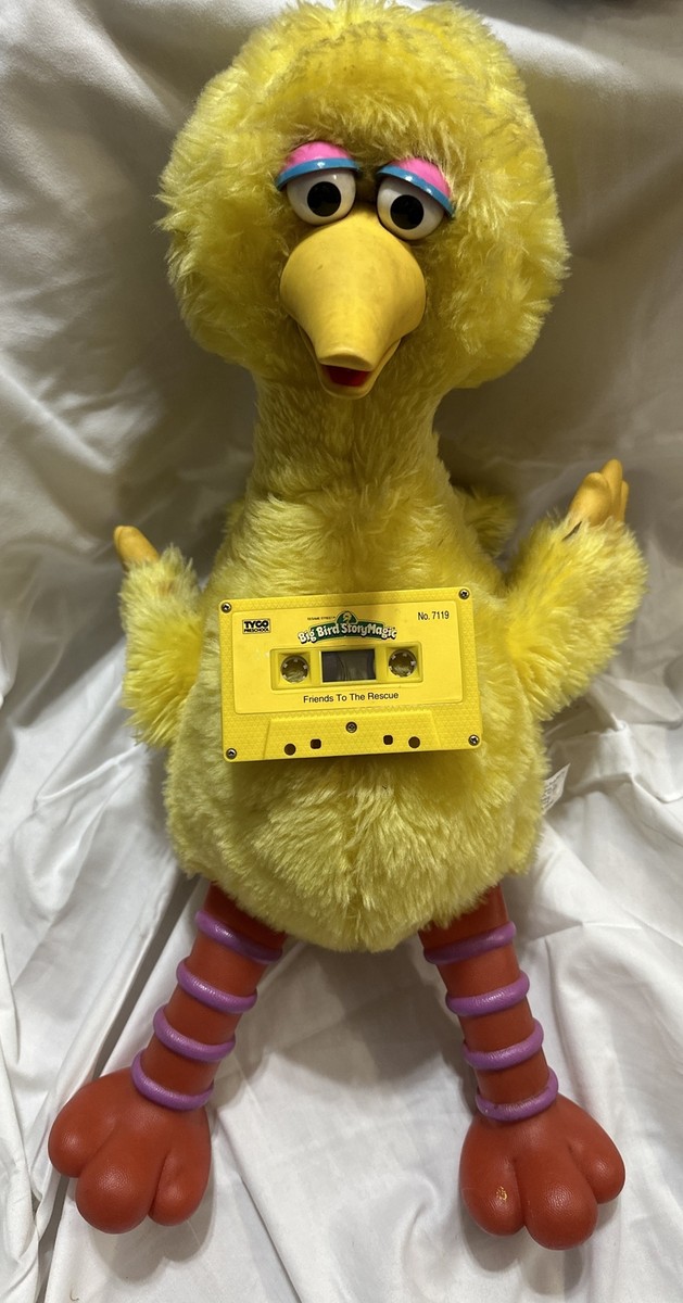 1986 Ideal Sesame Street Muppets Big Bird Story Magic Plush
