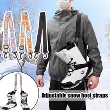 Ski Shoulder Straps And Pole Boot Carrier Portable Fixing Protect With Hook