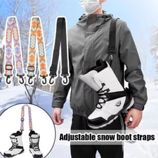 Ski Shoulder Straps And Pole Boot Carrier Portable Fixing Protect With Hook