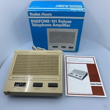 Vintage Radio Shack Duofone 101 Telephone Amplifier System Model No. 43-277 EUC 