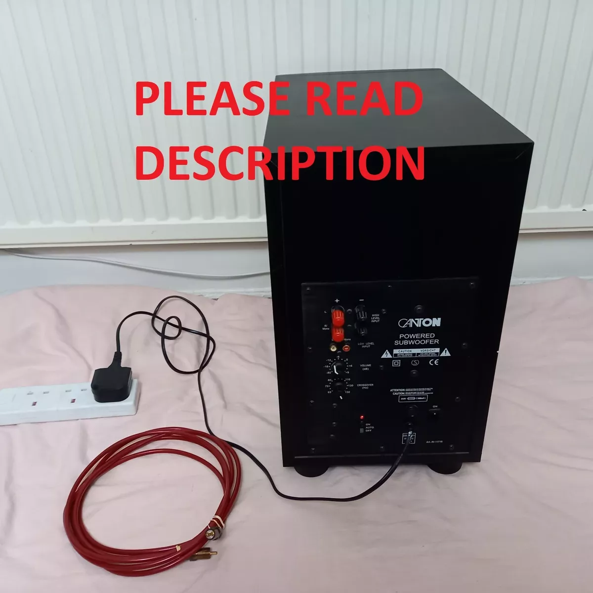 Canton hotsell active subwoofer