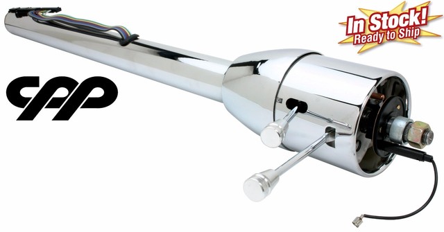 CPP Tc57fc Chrome Floor Shift Steering Column 57 Chevy Belair Gasser