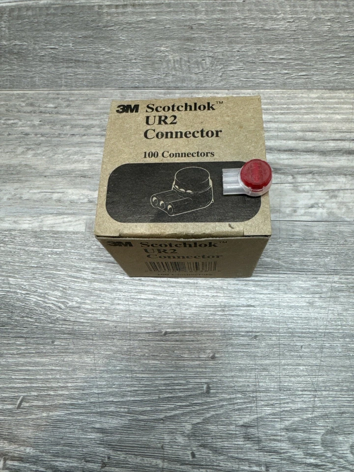 (100) 3M UR2 Scotchlok Connectors 26-19 Awg Connectors.  New 1 Box - Image 2 of 4