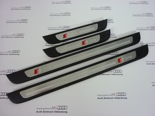 Original Audi Einstiegsleisten Audi A6, 4-teilig, Ziereinlage Aluminium Sline Original Audi Einstiegsleisten Audi A6, 4-teilig, Ziereinlage Aluminium Sline