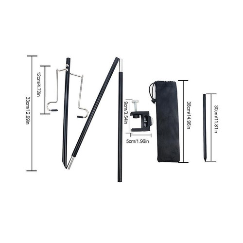 Camping Light Pole Portable Folding Outdoor Camping Light Stand' M2B5 - Photo 14/18