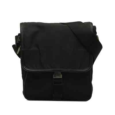 バッグ PRADA TESSUTO NYLON SACOCHE SHOULDER BAG Prada Tessuto Nylon Saffiano Pocket Messenger Shoulder Bag Black