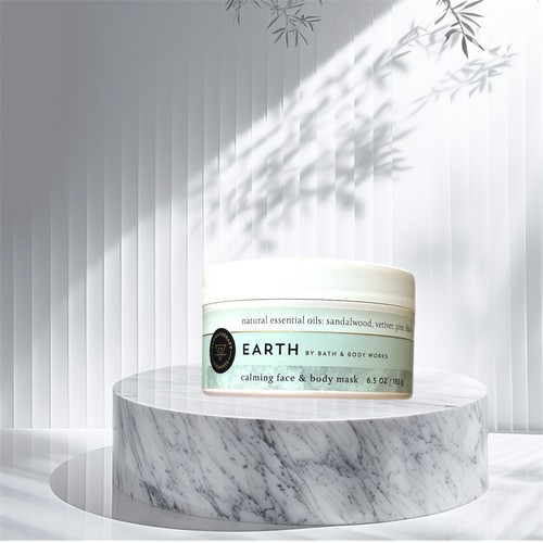 Bath & Body Works ERDE 6,5 Unzen beruhigende Gesichts- und Körpermaske - Bild 2 von 6