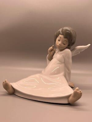 Lladro Cherub Wondering Angel Figurine 4962 Porcelain Spain GREAT CONDITION | eBay