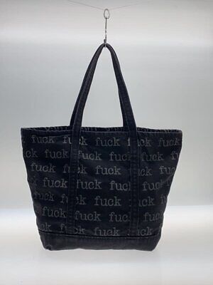 Supreme 13Ss/Fxxk Denim Tote Bag/Tote Bag/Denim/Black/Whole Supreme 13Ss/Fxxk Denim Tote Bag/Tote Bag/Denim/Black/Whole