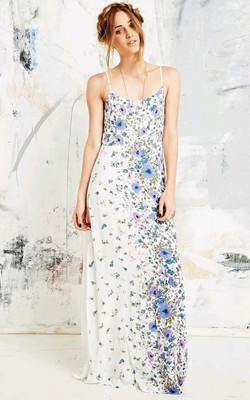 Urban Outfitters Wildflower Maxi Dress by Kimchi Blue Size 6 | eBay