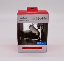 Carrito de equipaje Hallmark Harry Potter con Hedwig adorno de Navidad exclusivo de Walmart
