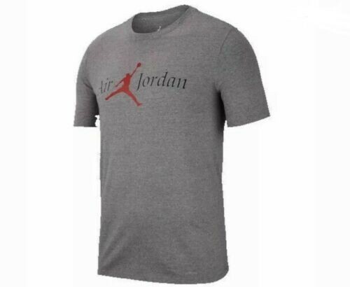 NWT Nike JUMPMAN TEE Air Jordan HEATHER GREY Graphic Shirt